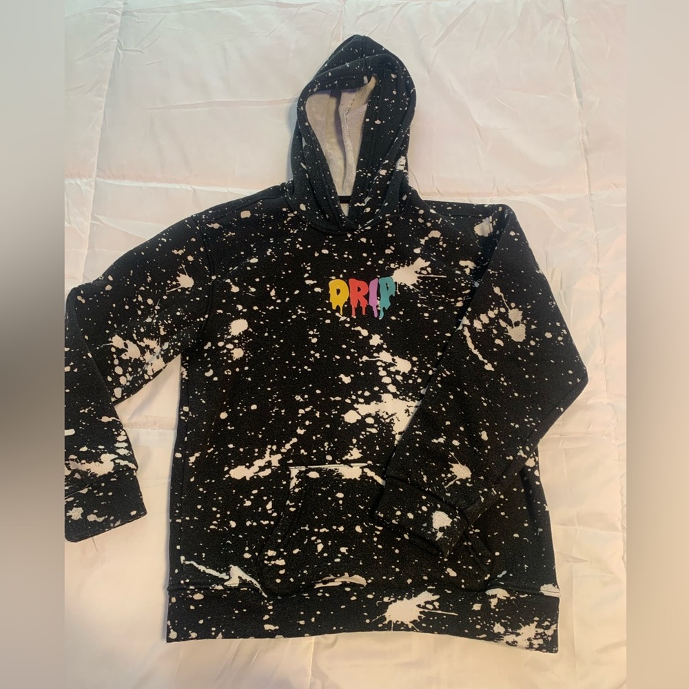 Drip speckled hoodie